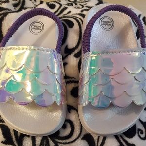 Toddler 5 mermaid slip on